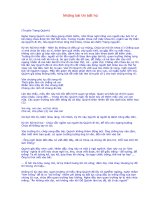 Những bài thi bất hủ