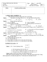 Kiểm tra Đại số 9 chương III