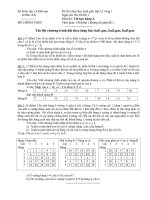 ĐỀ THI CHỌN HỌC SINH GIỎI LỚP 12 NĂM HỌC 2011-2012 MÔN TIN HỌC – SỞ GIÁO DỤC VÀ ĐÀO TẠO LONG AN