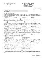 Thi thử Vật Lý 2009  Trà Vinh