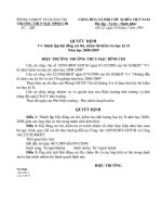 Quyết định coi, chấm thi 0809