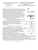 Đề thi chọn học sinh giỏi VL THPT