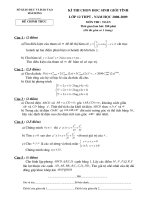 Đề thi học sinh gỏi tỉnh hải dương