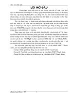 Tình hình hoạt động thanh toán tại chi nhánh ngân hàng công thương Thanh Xuân