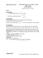 De Tuyen Sinh Lop 9 . cuc hay