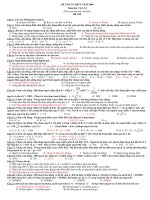 Thi thử TN 2009 đề 014 ( có Đáp Án )