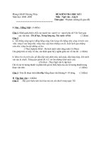 Kiểm tra HKI năm học 08-09