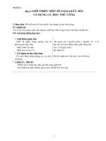 Giáo án Thủ công 1