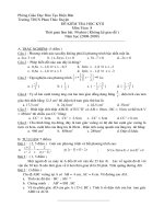 Đề tham khảo Toán 8 k2 (08 - 09)