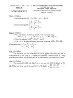 ĐỀ VÀ HƯỚNG DẪN GIẢI THI VÀO 10 PHÚ THỌ 18-6-2013