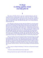 Tô Hoài, và những nghiêm chỉnh của kiếp phù du.doc