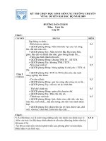 DAP AN HSG SU 10 CÁC TRƯỜNG CHUYÊN DUYÊN HẢI BẮC BỘ