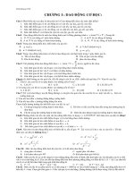 100 cau hoi va BT dao động cơ học