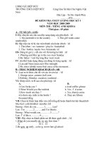 Bộ đề English 6