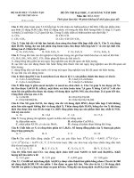 Đề thi thử ĐH 2009 (có đáp án) lần 14