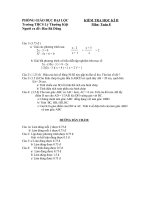 Đề tham khảo thi HKII Toán 8 (11)