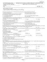 khảo sát kỳ 2 lớp 12 nâng cao