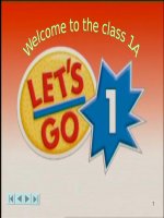 Unit 1  Let’s Talk