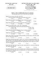 De thi Hoa vao THPT tinh Hung Yen 2008 (de 2).doc