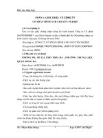 THỰC TRẠNG CHẤT LƯỢNG DỊCH VỤ VẬN CHUYỂN  HÀNG HOÁ CỦA TỔNG CÔNG TY HÀNG KHÔNG  Việt Nam – Vietnam Airlines