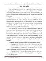 Hoàn thiện công tác lập và phân tích báo cáo kết quả kinh doanh tại công ty liên doanh làng quốc tế hướng dương GS   hải phòng 