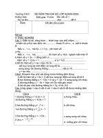 bài kiểm tra số 3