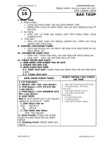 Tiết 16 - Tin học 11