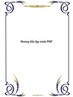 Hướng dẫn lập trình PHP 