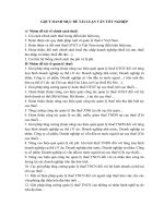 gợi ý danh mục đề tài luận văn cuối khóa 47