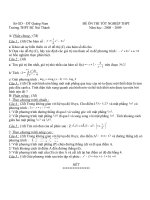 Đề tham khảo thi TN12 Toán (11)