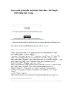 Code tìm kiếm của Google