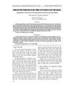 ĐáNH GIá THựC TRạNG THờI Vụ GIEO TRồNG LúA ở HUYệN EA-SUP TỉNH DAKLAK