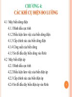 BẢO vệ RELAY và tự ĐỘNG hóa TRONG hệ THỐNG điện   các KHÍ cụ điện đo LƯỜNG 