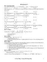 đề luyện thi số 3 năm 2009-2010