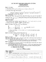 Đề thi thử hsg LỚP 12 (2008-2009) kèm đáp án.doc