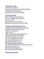 Bài thơ về các công thức lượng giác