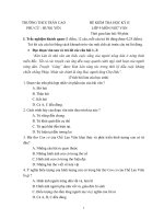 ĐỀ KIỂM TRA HỌC KỲ II LỚP 9 MÔN NGỮ VĂN TRƯỜNG THCS TRẦN CAO, PHÙ CỪ - HƯNG YÊN