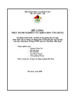 NCKHƯD - Sử dụng tranh ảnh, vật thật trong giảng dạy từ ngữ  môn Ngữ văn