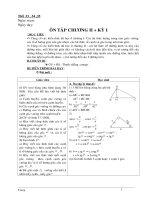 Giáo án  HH 9 Ôn tập HKI(3 cột T 32-35)