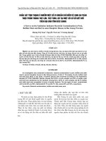 KHảO SáT TìNH TRạNG Ô NHIễM MộT Số VI KHUẩN CHỉ ĐIểM Vệ SINH AN TOàN THựC PHẩM TRONG THịT LợN, THịT TRÂU, Bò TạI MộT Số CƠ Sở GIếT Mổ TRÊN ĐịA BàN tỉnh BắC GIANG