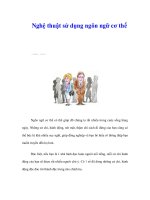 Kỹ năng sử dụng ngôn từ 