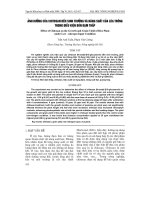 ảNH HƯởNG CủA CHITOSAN ĐếN SINH TRƯởNG Và NĂNG SUấT CủA LúA TRồNG TRONG ĐIềU KIệN BóN ĐạM THấP