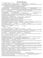 Đề thi hóa học