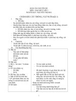 BÀI: CHẮMÓC CÂY TRỒNG,VẬT NUÔI(TIẾT 1)