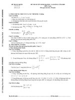 Đề thi thử Đại Học - Đề 23