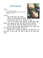 Chả Cá Áp Chảo