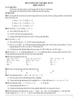 đề cương ôn tập học kỳ 2 toán 9