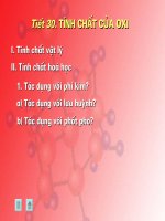 Bài giảng môn Hóa Học