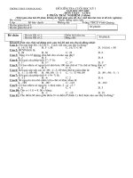 đề KT học kỳ I lớp 6