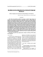 ảnh h-ởng của thời vụ trồng đến -u thế lai về hiệu suất sử dụng đạm của lúa lai f1